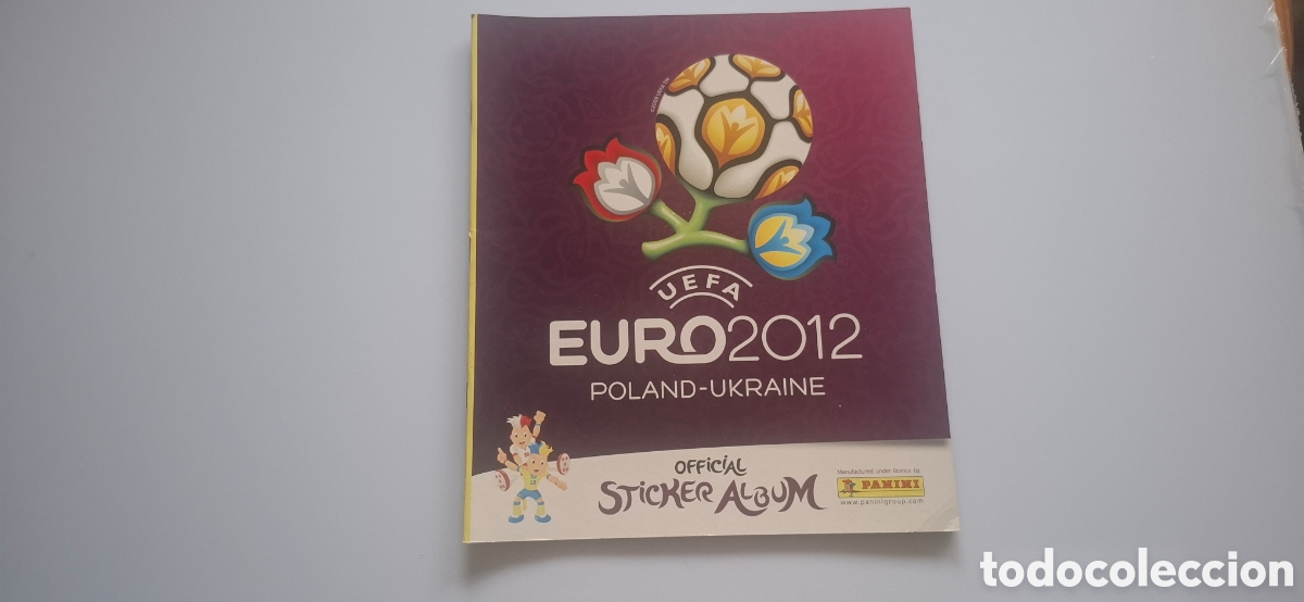 Cromos de f&uacute;tbol: ALBUM UEFA EURO 2012 POLONIA UCRANIA VACIO PLANCHA