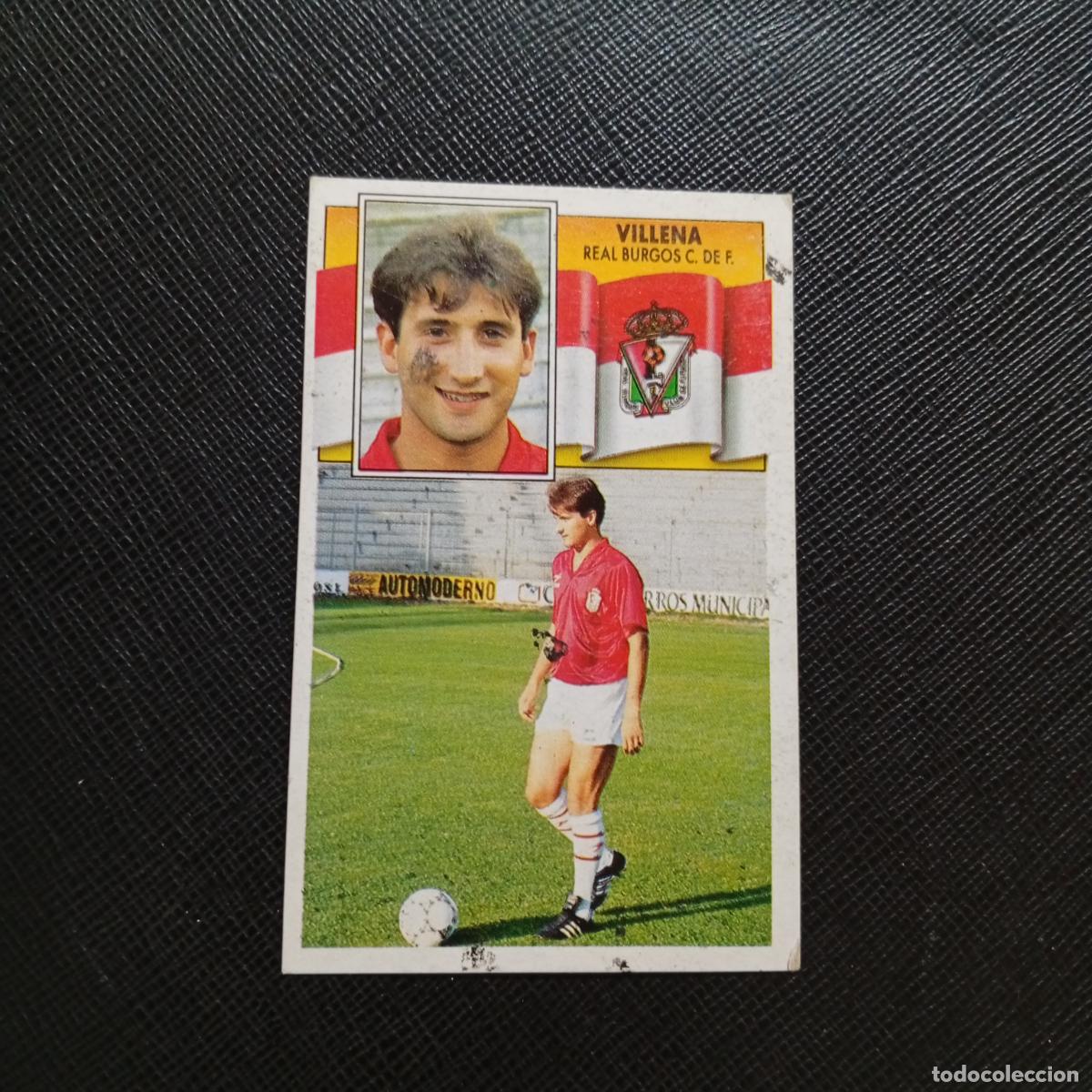 Cromos de f&uacute;tbol: VILLENA BURGOS ESTE 1990 1991 CROMO FUTBOL LIGA 90 91 - DESPEGADO - A37 PG109 FICHAJE 26