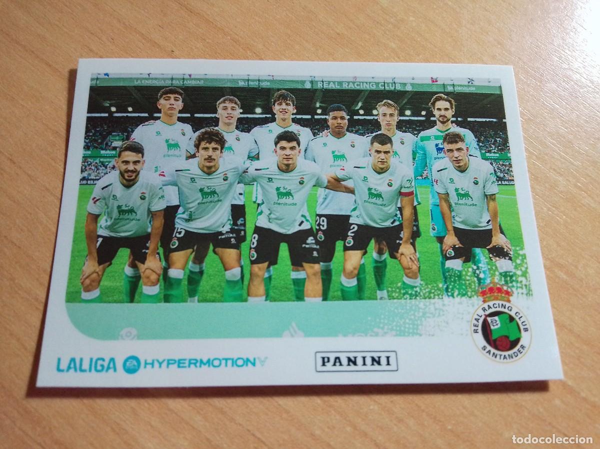 Cromos de f&uacute;tbol: 326 PLANTILLA RACING DE SANTANDER 2&ordf; DIVISION HYPERMOTION 25 26 PANINI 2025 2026 NUEVO