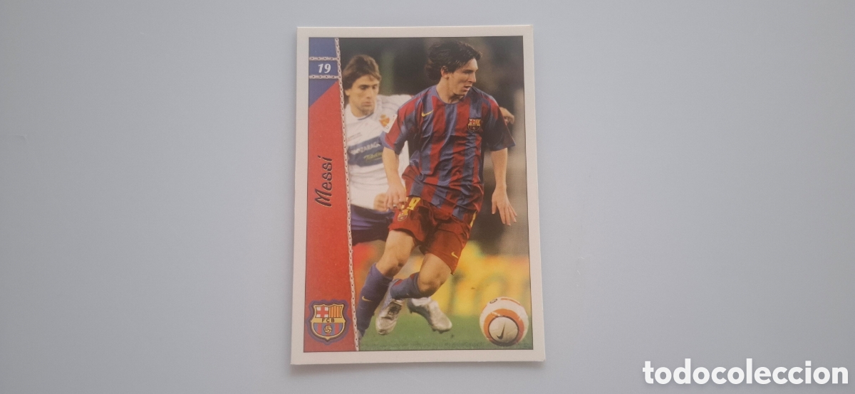 Cromos de f&uacute;tbol: MUNDICROMO 2006 2007 06 07 MESSI N&ordm;19 BARCELONA