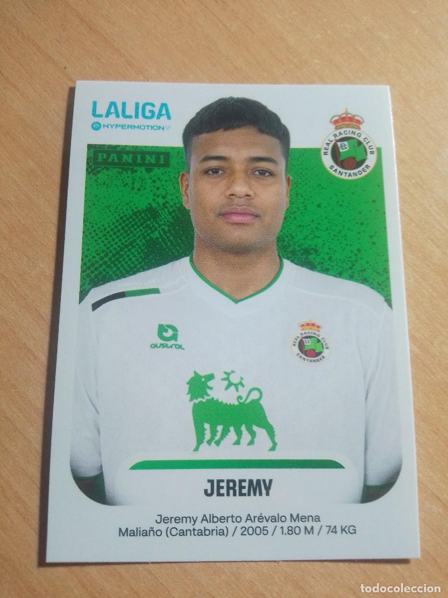 Fu&szlig;ball-Sticker: 341 JEREMY RACING DE SANTANDER 2&ordf; DIVISION HYPERMOTION 25 26 PANINI 2025 2026 NUEVO