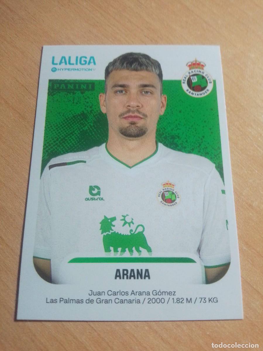 Cartes &agrave; collectionner de Football: 343 ARANA RACING DE SANTANDER 2&ordf; DIVISION HYPERMOTION 25 26 PANINI 2025 2026 NUEVO