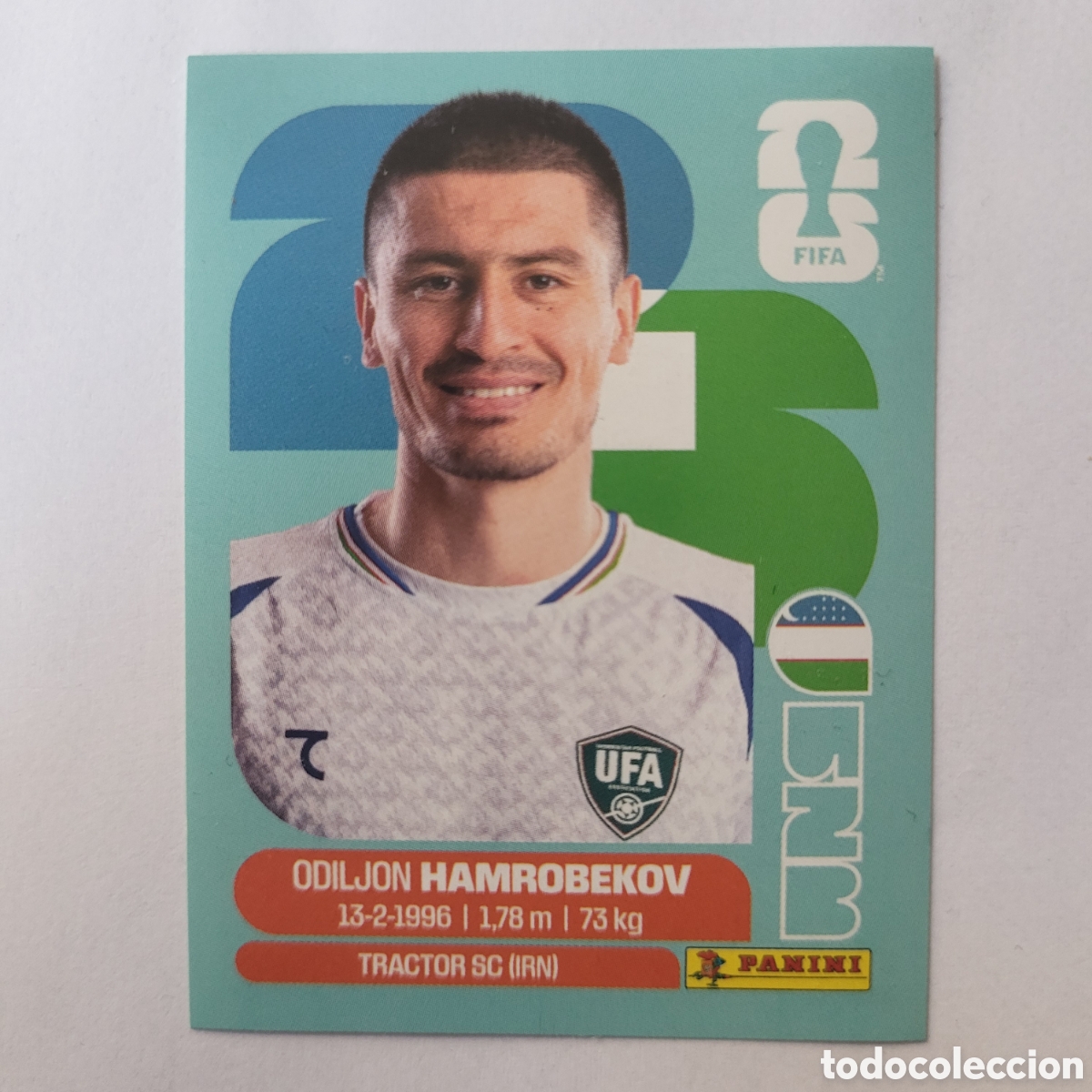 Cartes &agrave; collectionner de Football: UZB 10 Odiljon Hamrobekov [Sticker] / FIFA World Cup 2026