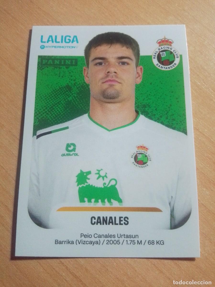 Cromos de f&uacute;tbol: 337 B CANALES RACING DE SANTANDER 2&ordf; DIVISION HYPERMOTION 25 26 PANINI 2025 2026 NUEVO