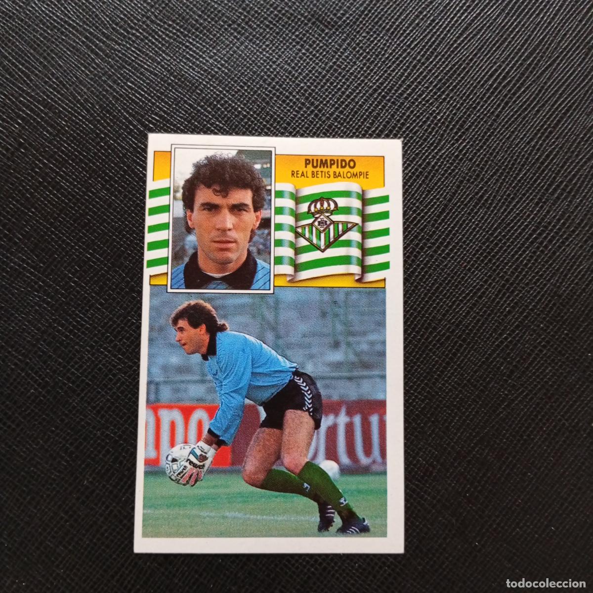 Cromos de f&uacute;tbol: PUMPIDO REAL BETIS ESTE 1990 1991 CROMO FUTBOL LIGA 90 91 - DESPEGADO - A37 PG118
