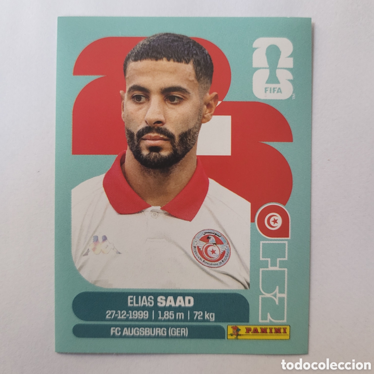 Cromos de f&uacute;tbol: TUN 16 El&iacute;as Saad [Sticker] / FIFA World Cup 2026