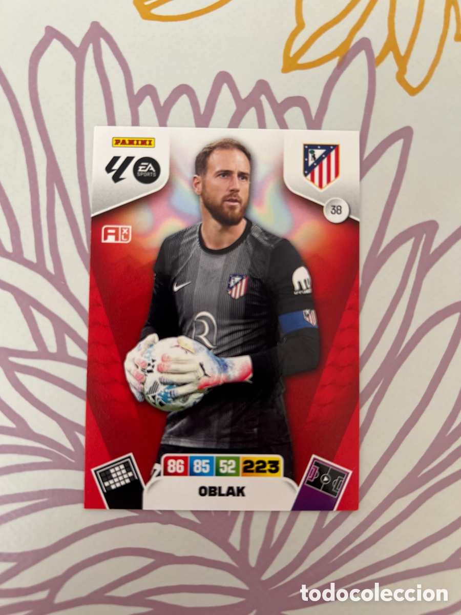 Cromos de f&uacute;tbol: Oblak (38) Liga 2025-2026