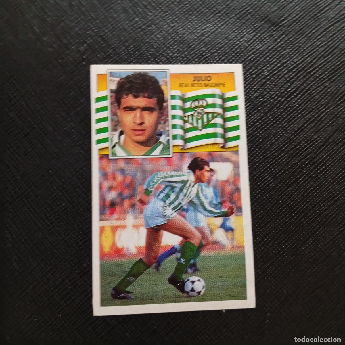 Cromos de f&uacute;tbol: JULIO REAL BETIS ESTE 1990 1991 CROMO FUTBOL LIGA 90 91 - DESPEGADO - A37 PG118