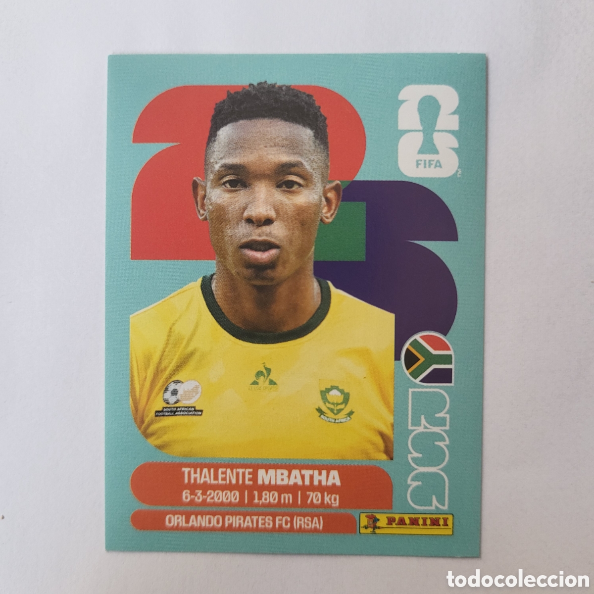 Cromos de f&uacute;tbol: RSA 12 Thalente Mbatha [Sticker] / FIFA World Cup 2026