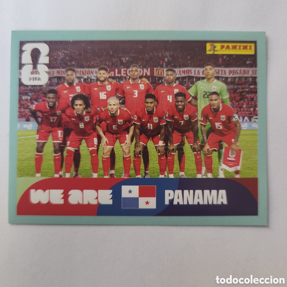Cromos de f&uacute;tbol: PAN 13 We are Panam&aacute; [Sticker, Team] / FIFA World Cup 2026