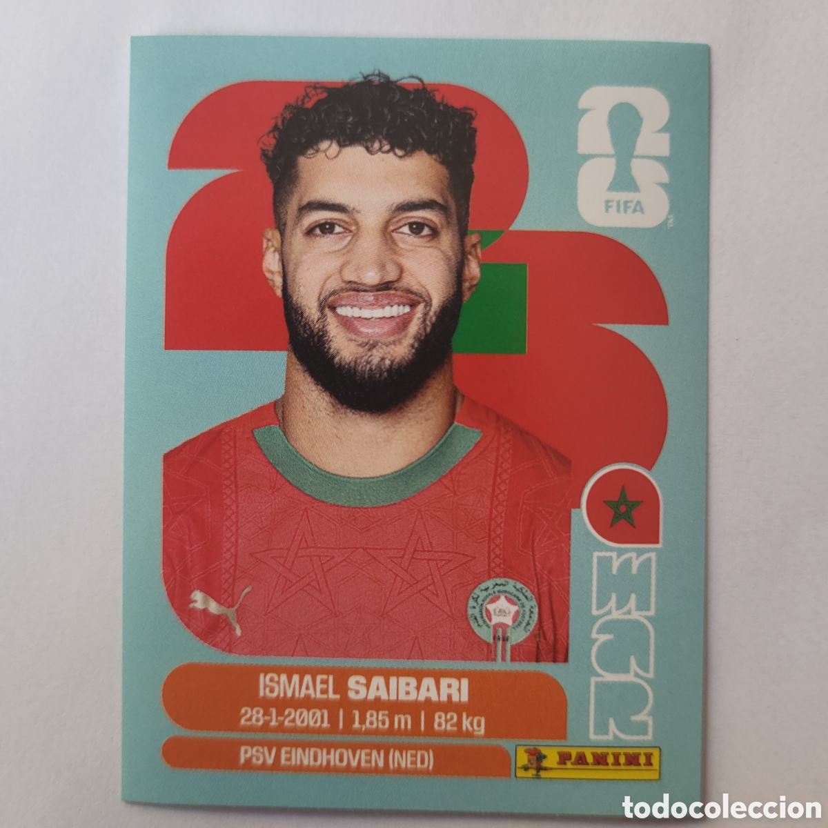Cromos de f&uacute;tbol: MAR 15 Ismael Saibari [Sticker] / FIFA World Cup 2026