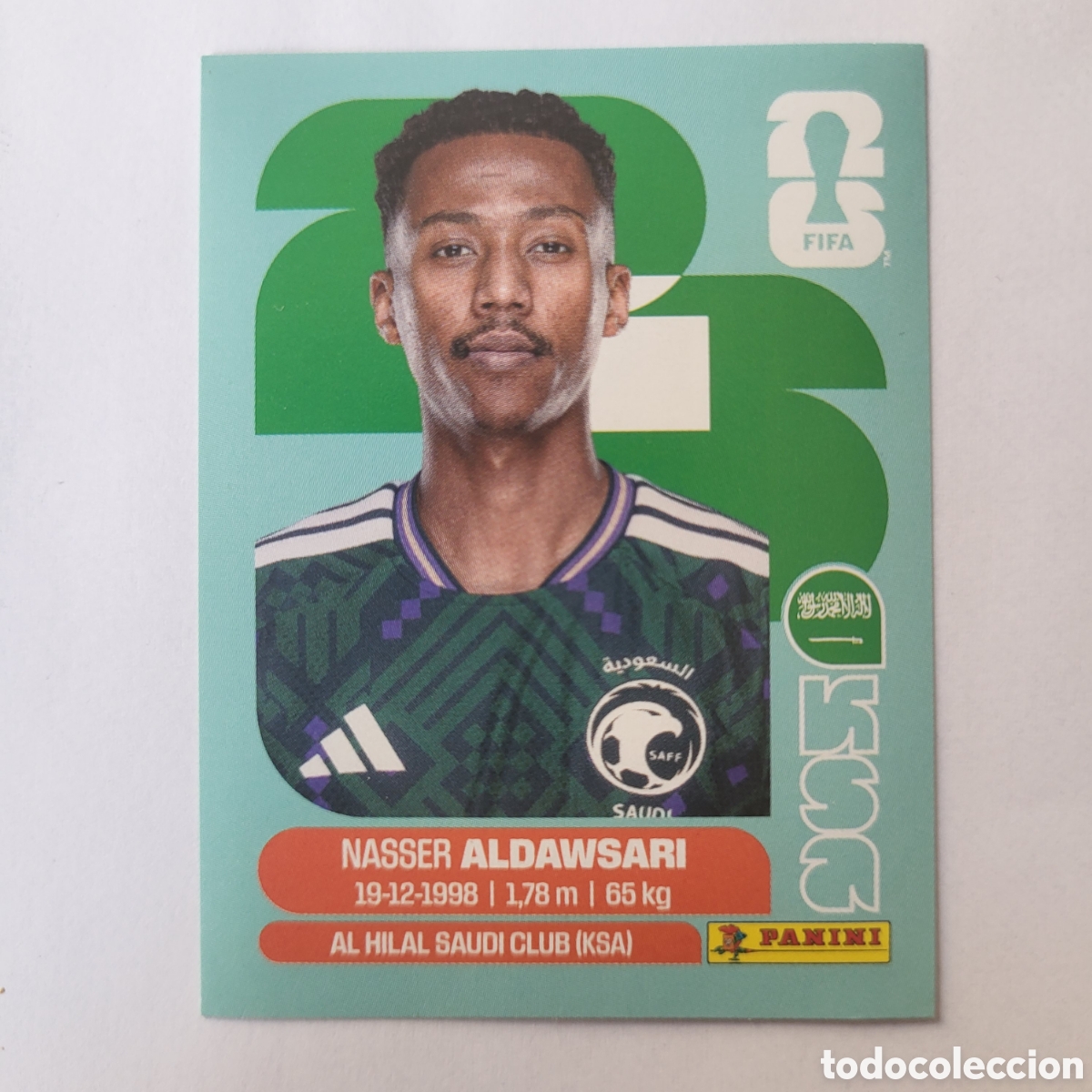 Cromos de f&uacute;tbol: KSA 12 Nasser Aldawsari [Sticker] / FIFA World Cup 2026