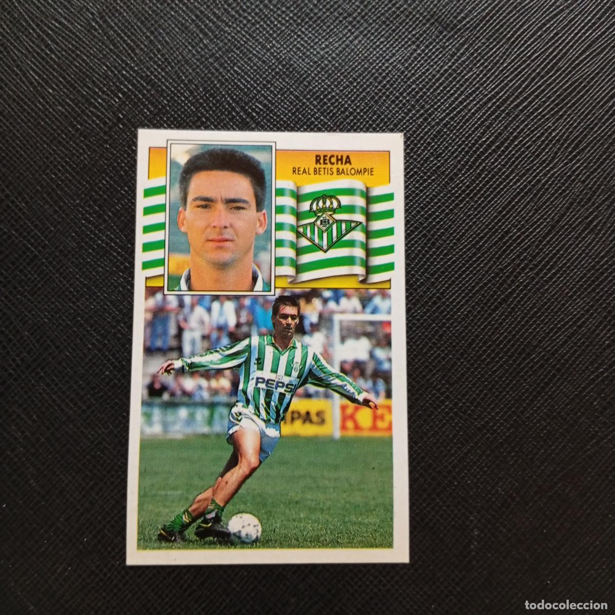 Cromos de f&uacute;tbol: RECHA REAL BETIS ESTE 1990 1991 CROMO FUTBOL LIGA 90 91 - DESPEGADO - A37 PG127