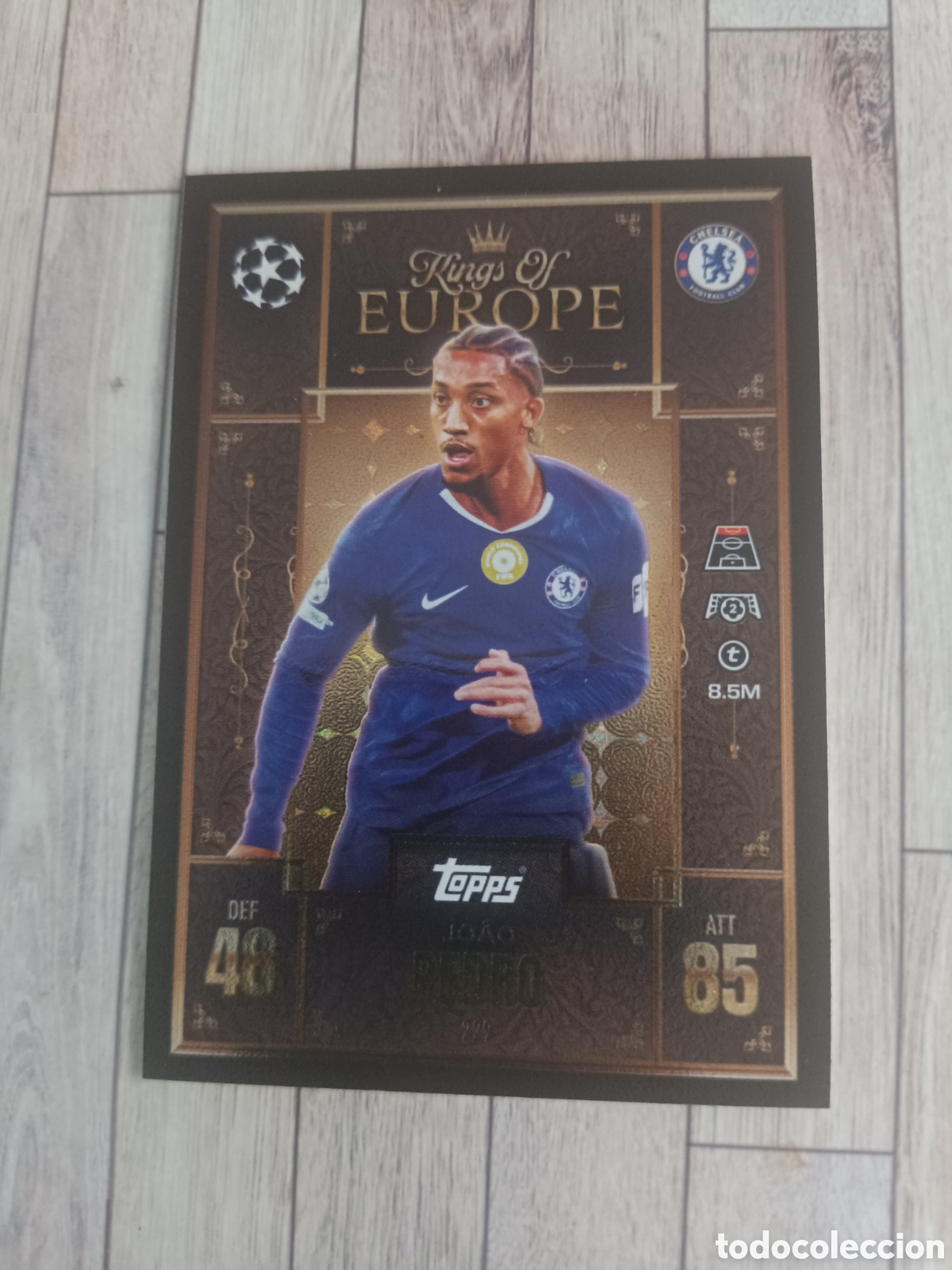 Football Stickers: 229 JOAO PEDRO CHELSEA KINGS OF EUROPE CHAMPIONS MATCH ATTAX EXTRA 2025 2026 TOPPS 25 26