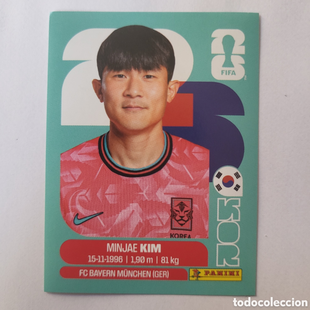 Football Stickers: KOR 4 Minajae Kim [Sticker] / FIFA World Cup 2026