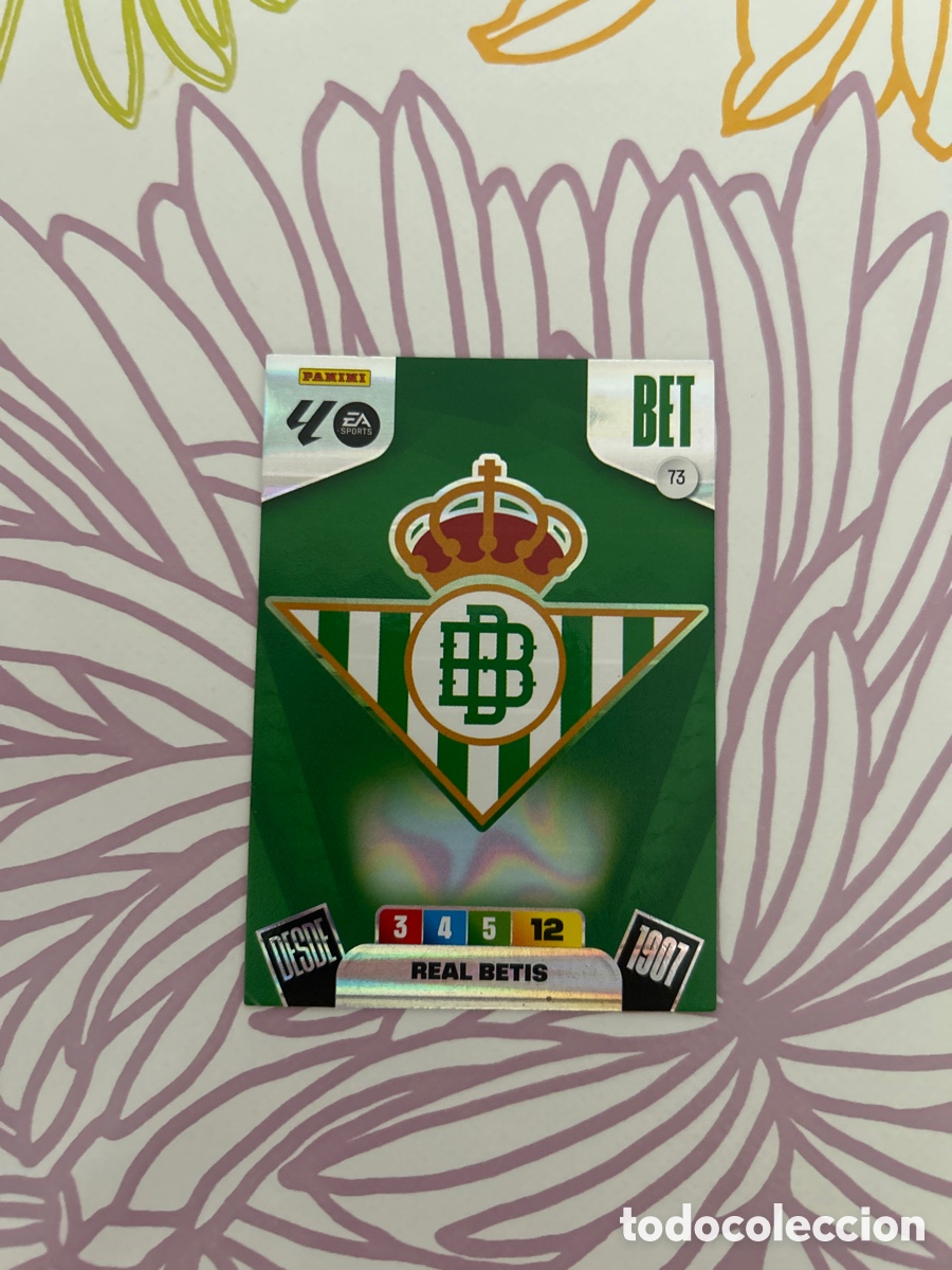 Football Stickers: Escudo Real Betis (73) Liga 2025 -2026