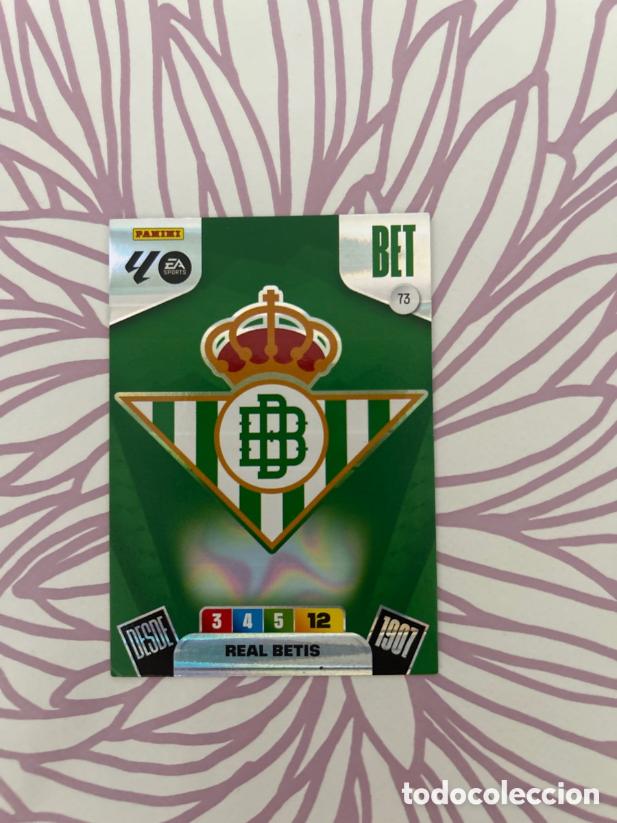 Football Stickers: Escudo Real Betis (73) Liga 2025 -2026