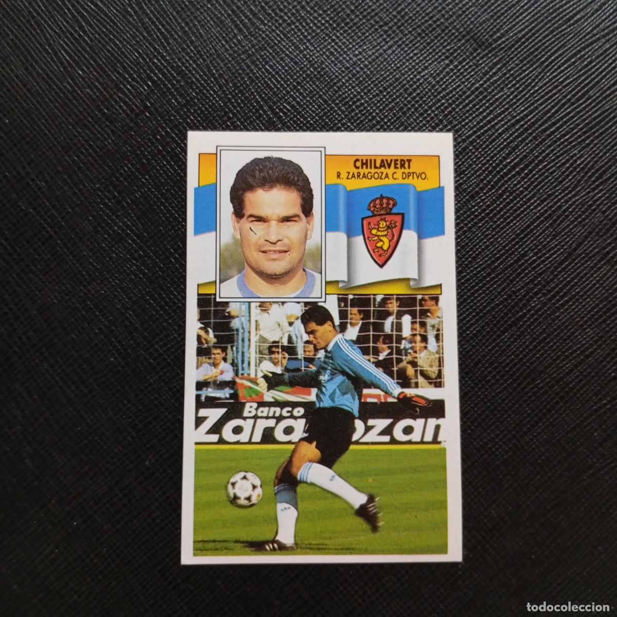 Cartes &agrave; collectionner de Football: CHILAVERT ZARAGOZA ESTE 1990 1991 CROMO FUTBOL LIGA 90 91 - DESPEGADO - A37 PG163