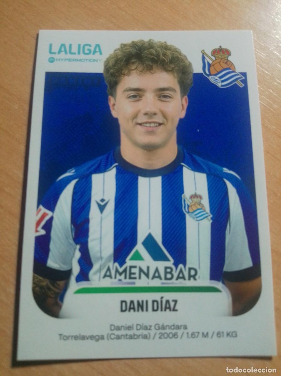 Cartes &agrave; collectionner de Football: 360 DANI D&Iacute;AZ REAL SOCIEDAD B 2&ordf; DIVISION HYPERMOTION 25 26 PANINI 2025 2026 NUEVO