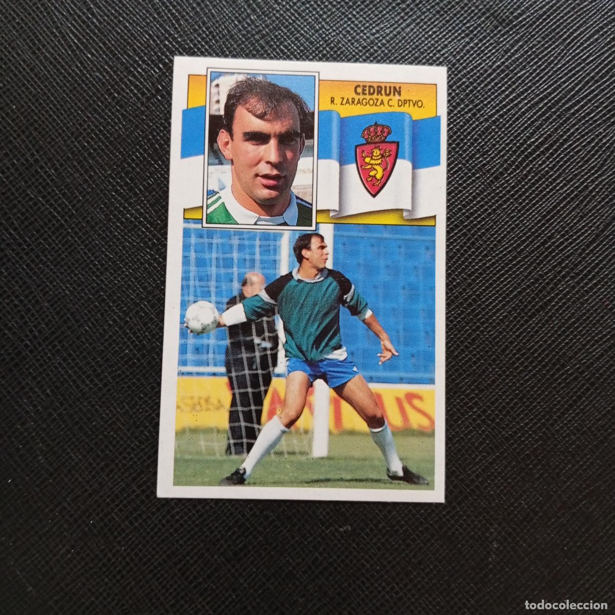 Cartes &agrave; collectionner de Football: CEDRUN ZARAGOZA ESTE 1990 1991 CROMO FUTBOL LIGA 90 91 - DESPEGADO - A37 PG163
