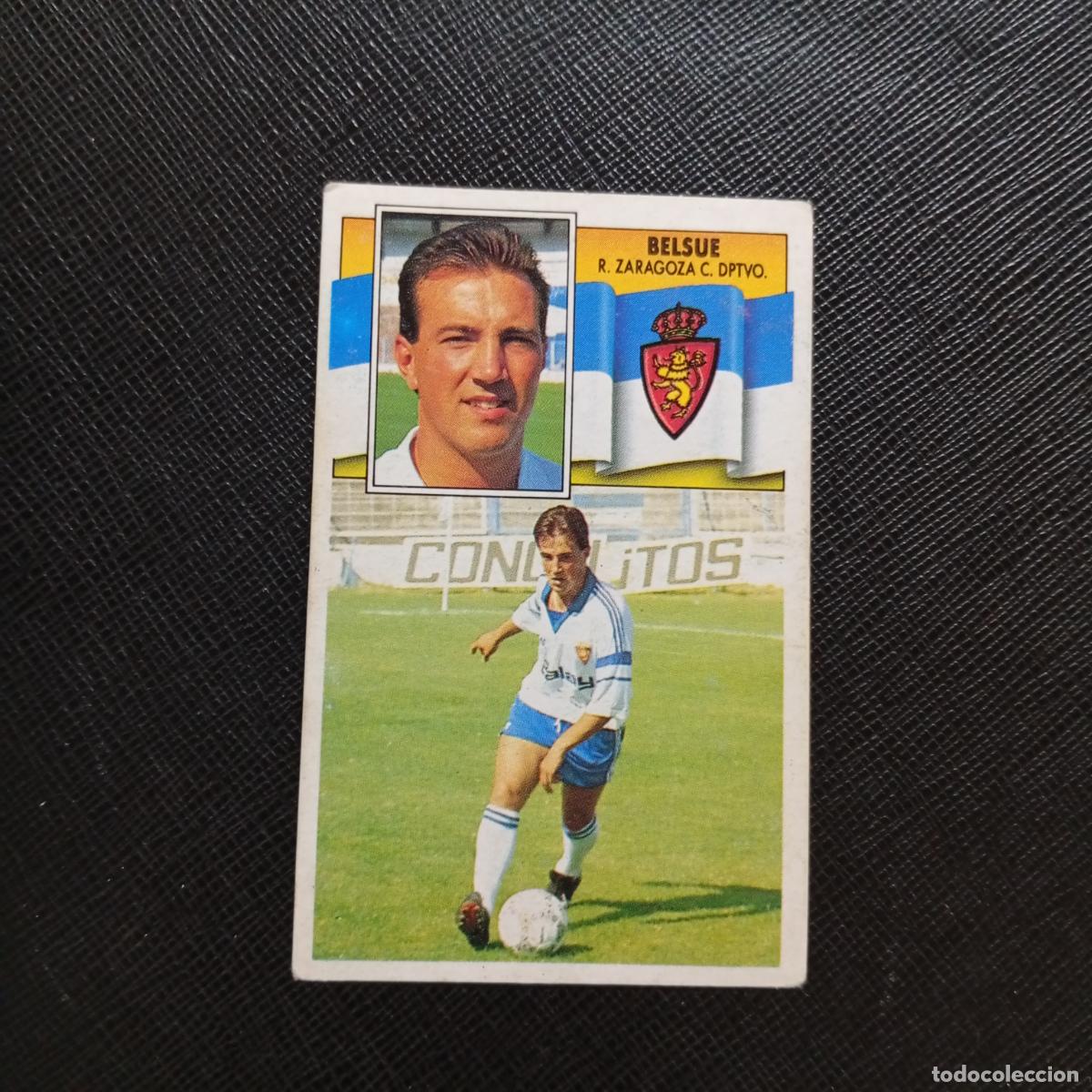 Cartes &agrave; collectionner de Football: BELSUE ZARAGOZA ESTE 1990 1991 CROMO FUTBOL LIGA 90 91 - DESPEGADO - A37 PG181