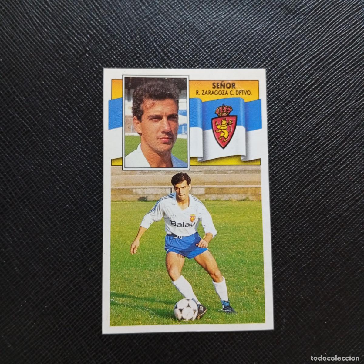 Cartes &agrave; collectionner de Football: SE&Ntilde;OR ZARAGOZA ESTE 1990 1991 CROMO FUTBOL LIGA 90 91 - DESPEGADO - A37 PG190 BAJA