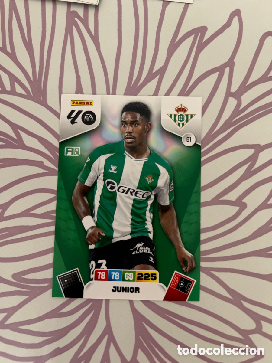 Cromos de f&uacute;tbol: Junior (81) Liga 2025-2026