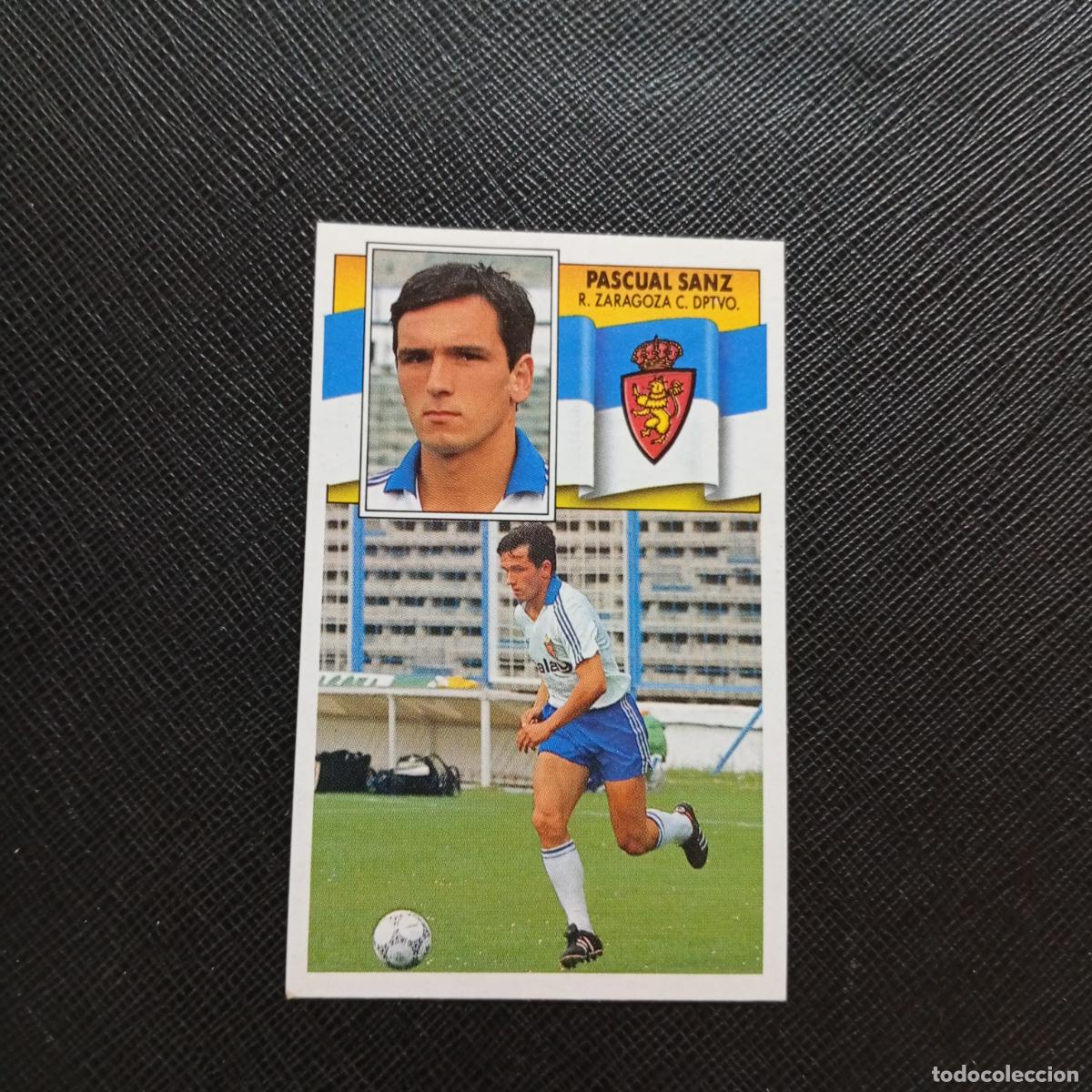 Cromos de f&uacute;tbol: PASCUAL SANZ ZARAGOZA ESTE 1990 1991 CROMO FUTBOL LIGA 90 91 - DESPEGADO - A37 PG199