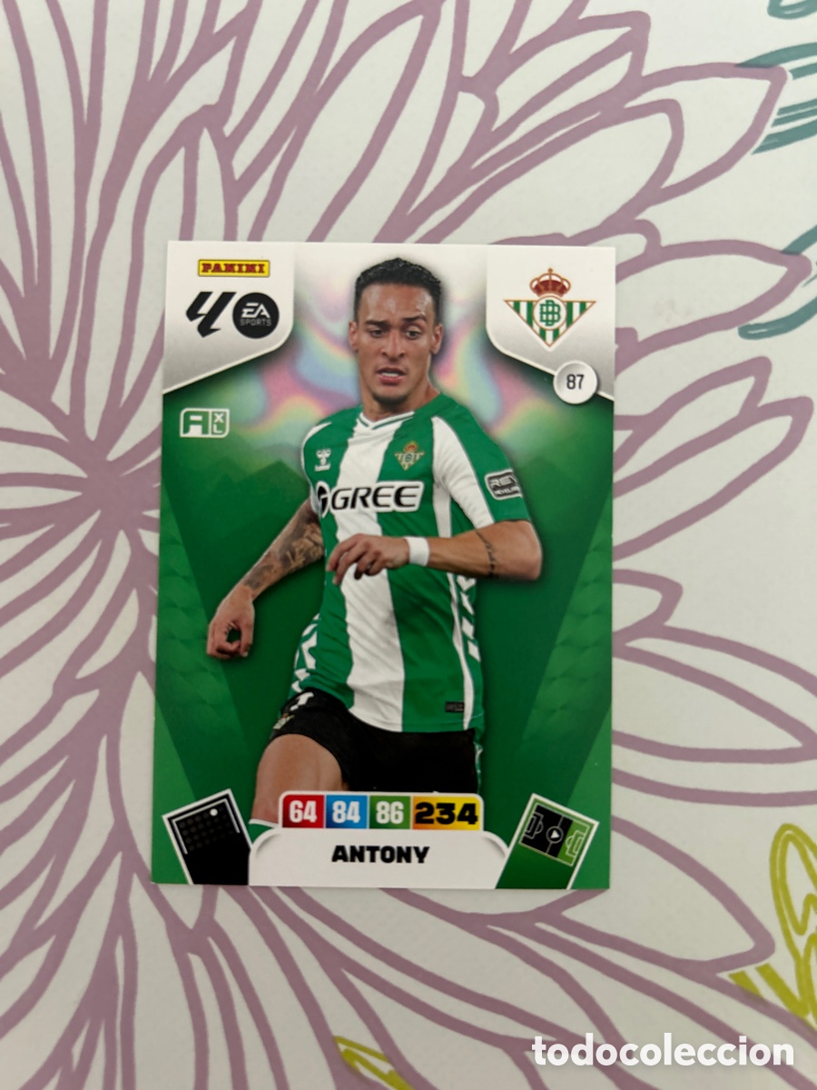 Cromos de f&uacute;tbol: Antony (87) Liga 2025-2026