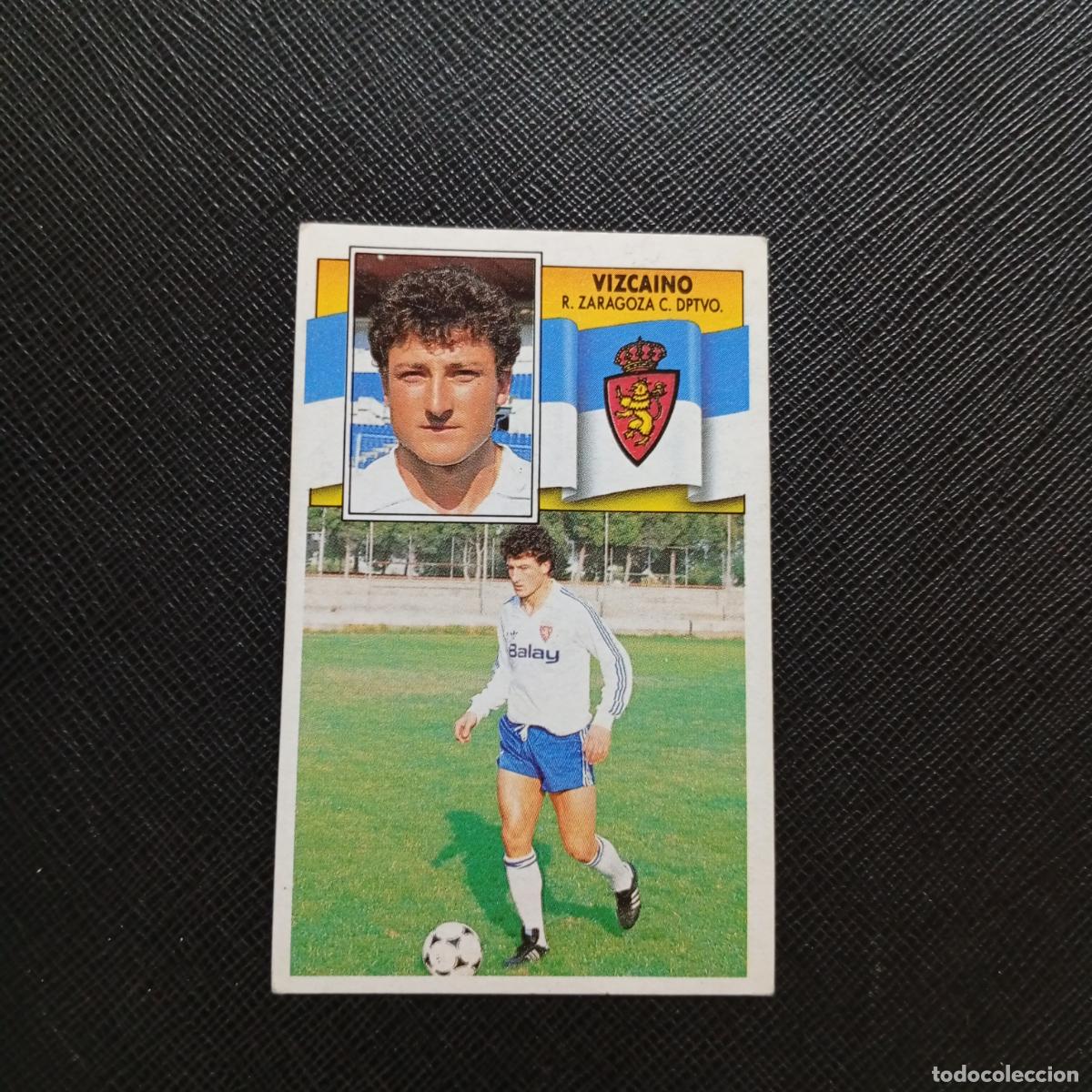 Cromos de f&uacute;tbol: VIZCAINO ZARAGOZA ESTE 1990 1991 CROMO FUTBOL LIGA 90 91 - DESPEGADO - A37 PG199