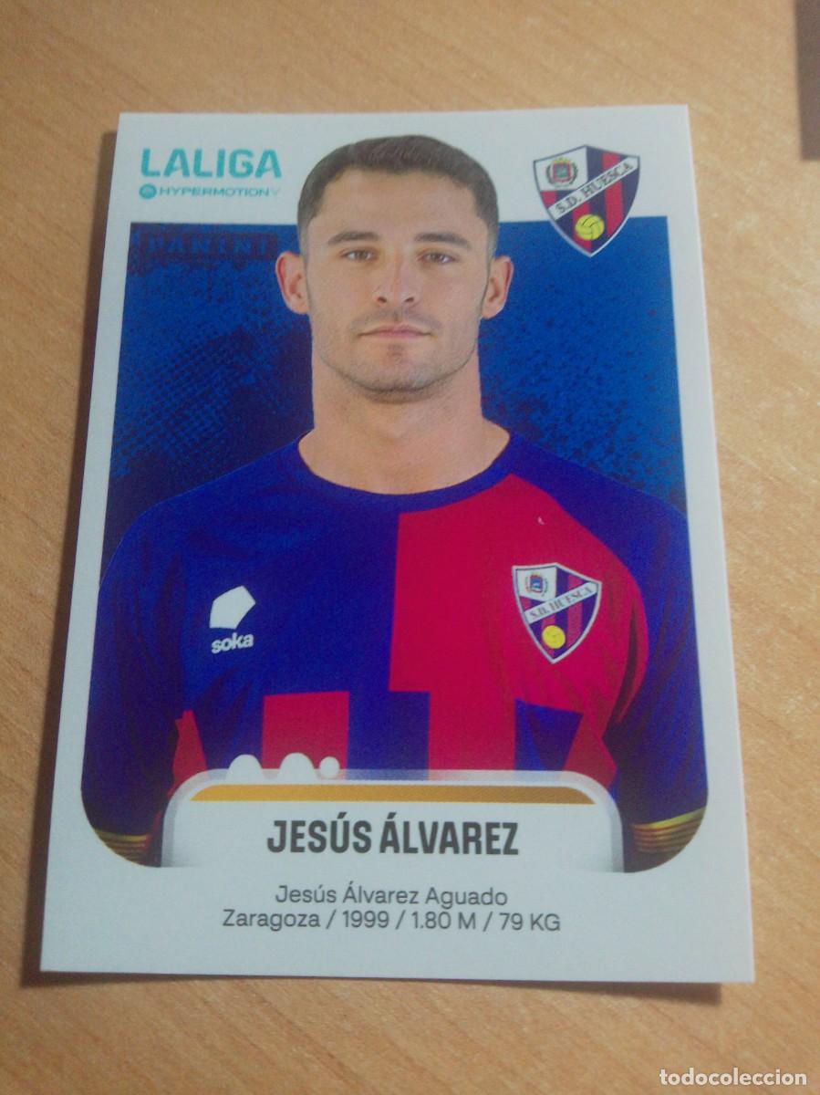 Cromos de f&uacute;tbol: 241 B JESUS ALVAREZ DEL HUESCA 2&ordf; DIVISION HYPERMOTION 25 26 PANINI 2025 2026 NUEVO