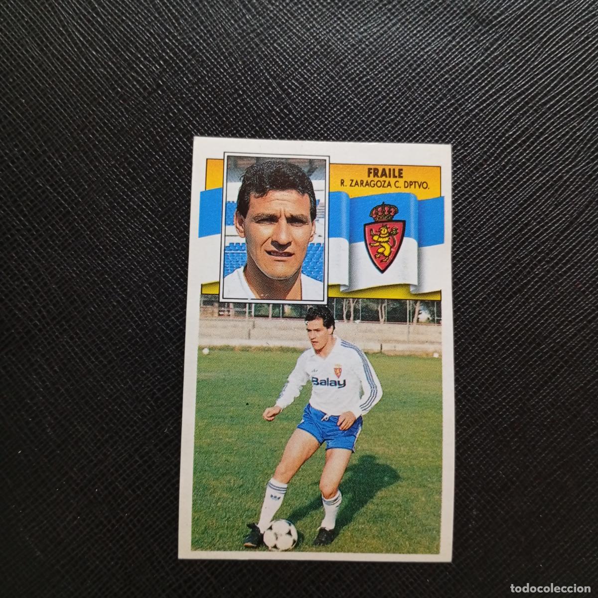 Cromos de f&uacute;tbol: FRAILE ZARAGOZA ESTE 1990 1991 CROMO FUTBOL LIGA 90 91 - DESPEGADO - A37 PG208