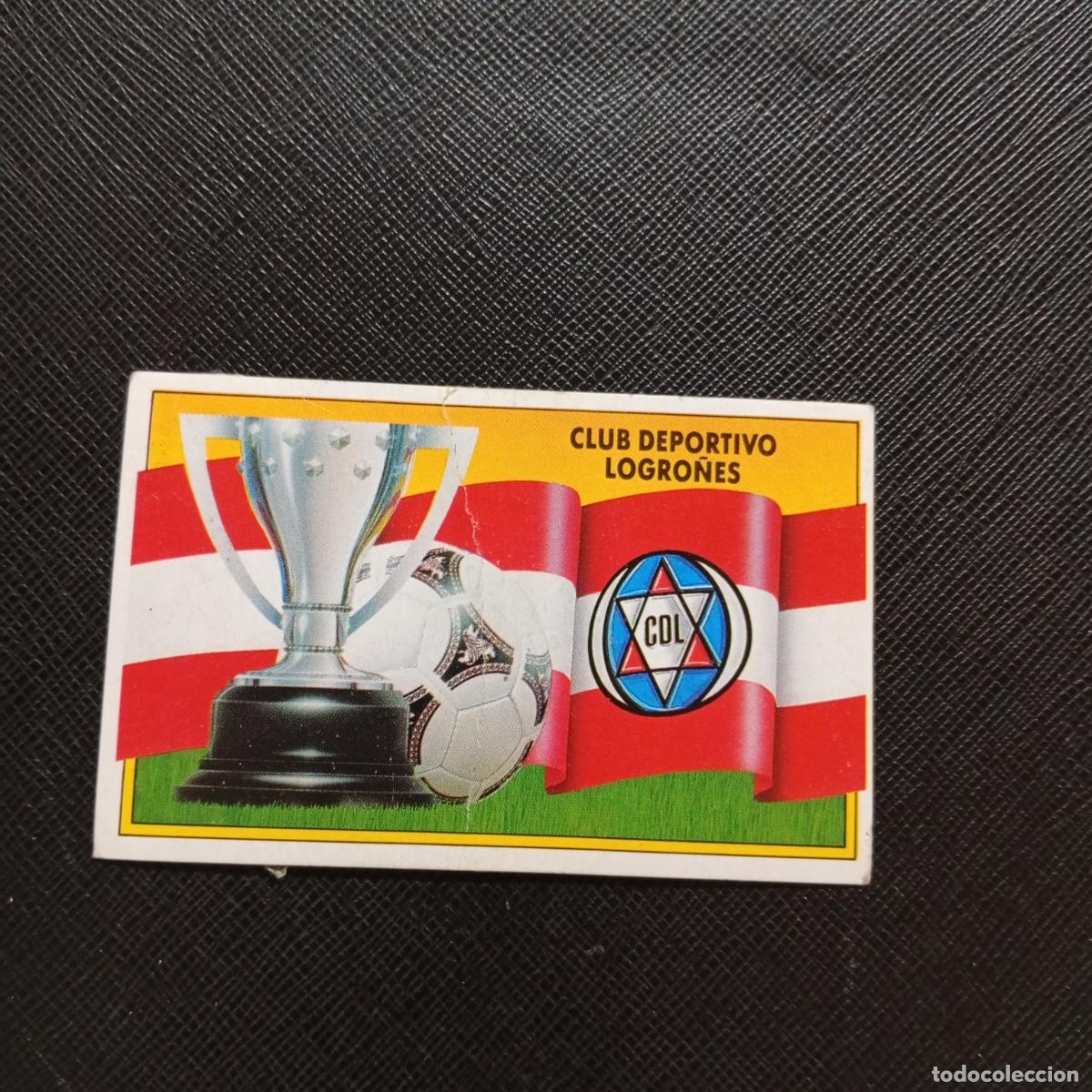Figurine di Calcio: ESCUDO LOGRO&Ntilde;ES ESTE 1990 1991 CROMO FUTBOL LIGA 90 91 - DESPEGADO - A37 PG217