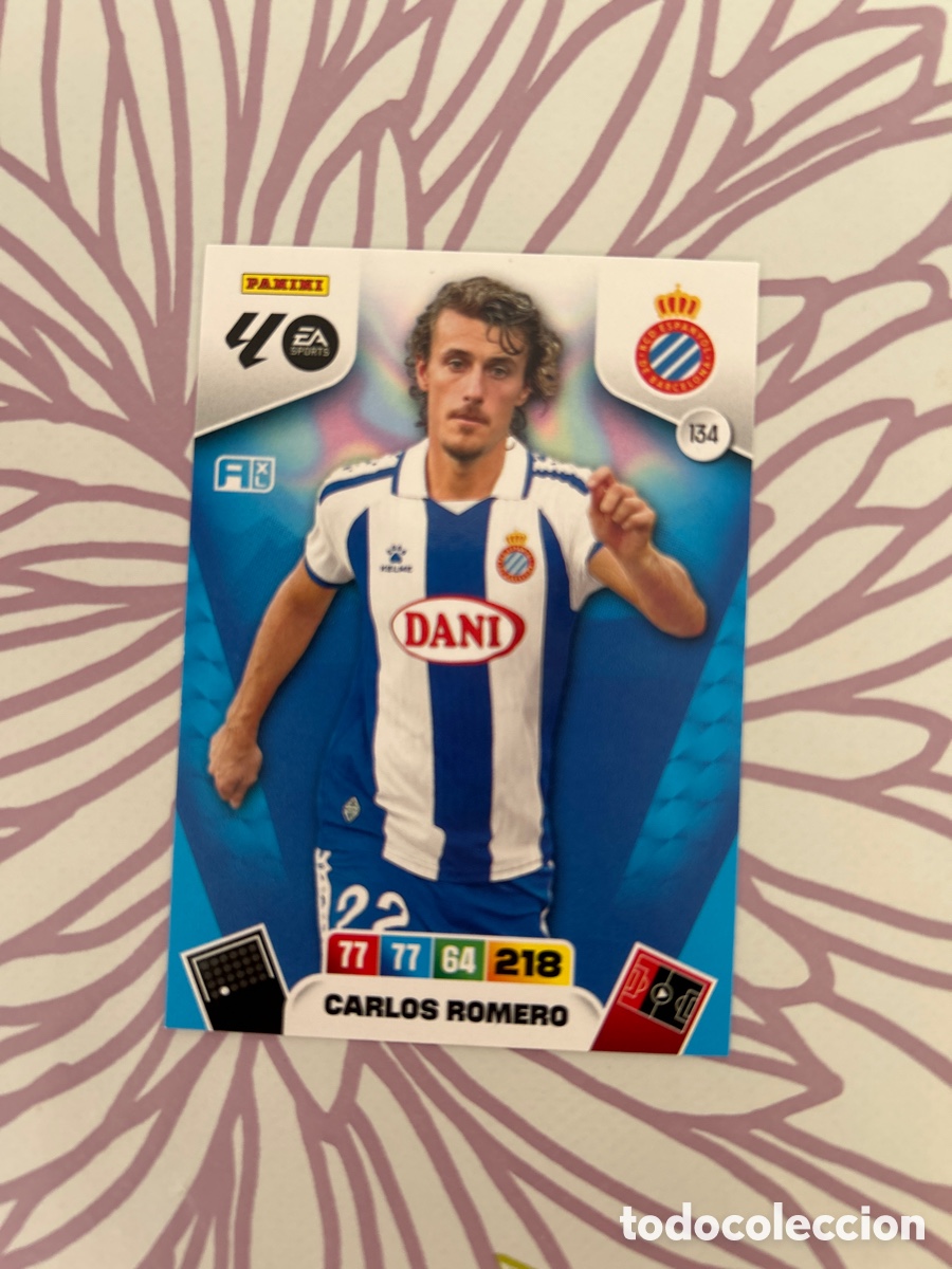 Cromos de f&uacute;tbol: Carlos romero (134) Liga 2025-2026