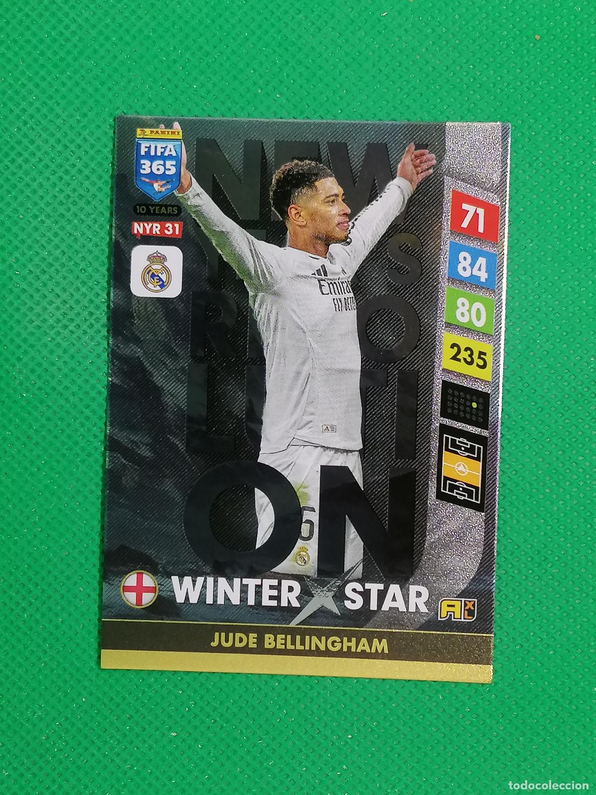 Cromos de f&uacute;tbol: NYR31 BELLINGHAM REAL MADRID WINTER STAR⚽NEW YEAR REVOLUTION ADRENALYN FIFA 365 2024 2025 24 25 ⚽