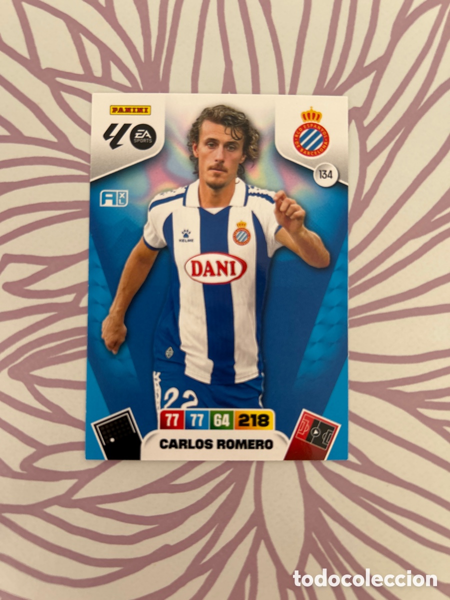 Cromos de f&uacute;tbol: Carlos Romero (134) Liga 2025-2026