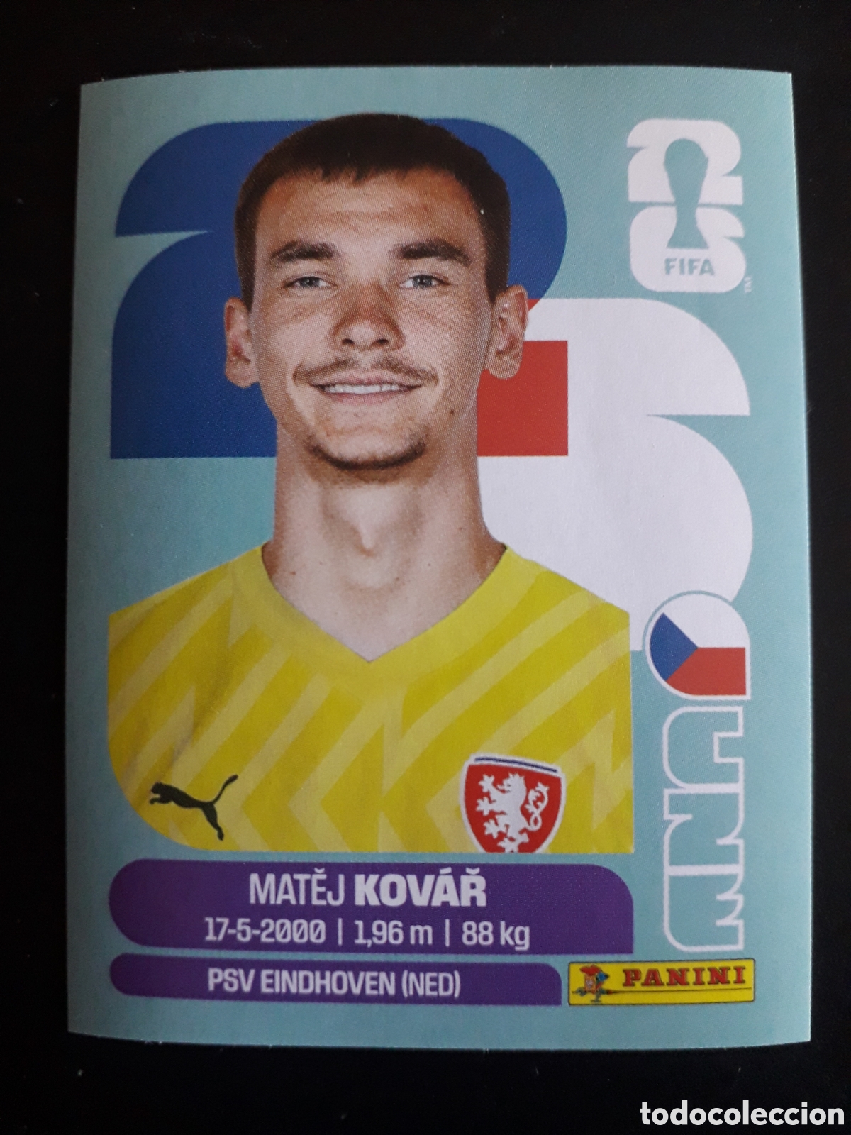 Cromos de f&uacute;tbol: KOV&Aacute;Ř REP CHECA/CHEQUIA CZE 2 MUNDIAL F&Uacute;TBOL 2026 FIFA WORLD CUP PANINI SIN PEGAR PEDIDO M&Iacute;NIMO 3&euro;.