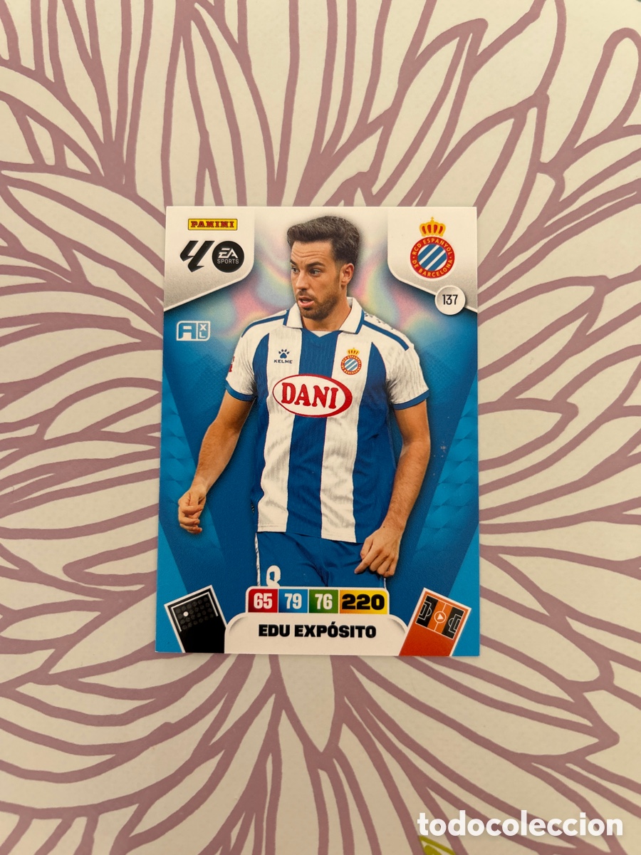 Cromos de f&uacute;tbol: Edu exp&oacute;sito (137) Liga 2025-2026