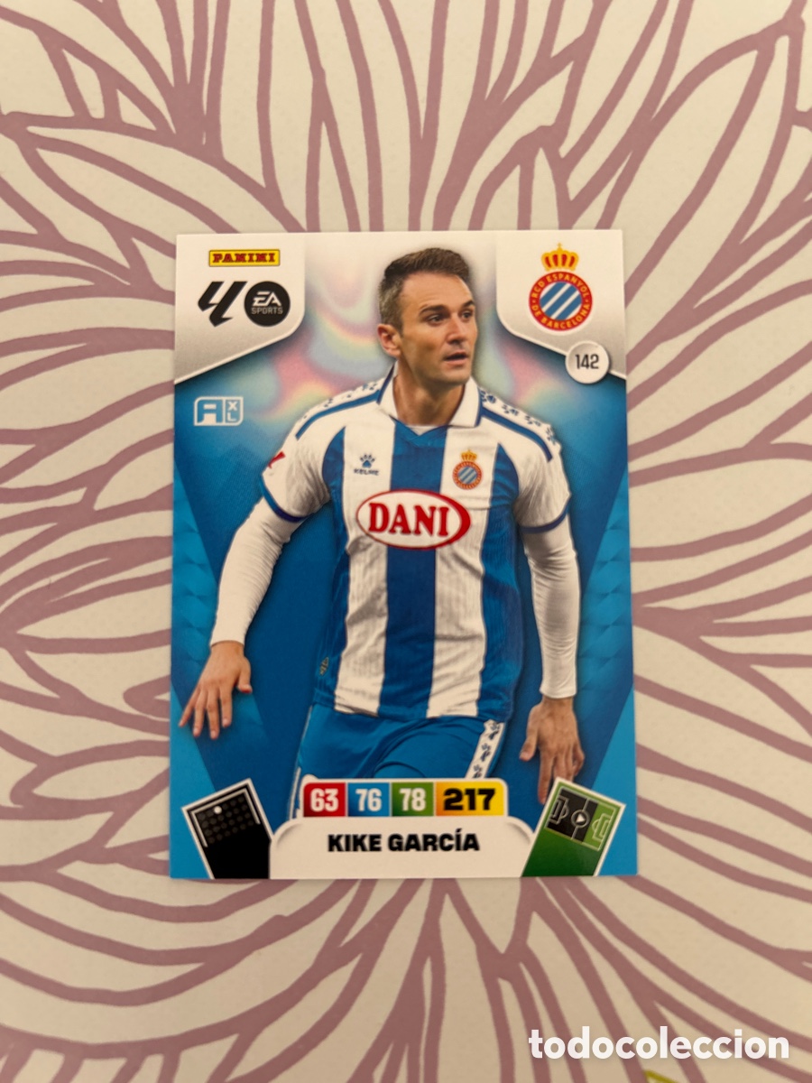 Cromos de f&uacute;tbol: Kike Garc&iacute;a (142) Liga 2025-2026