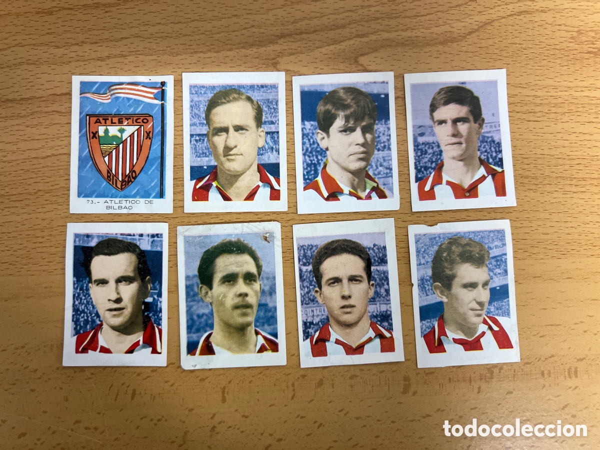 Cromos de Futebol: 1966 ATH BILBAO LOTE DE 8 CROMOS RUIZ ROMERO TENIS F&Uacute;TBOL CICLISMO