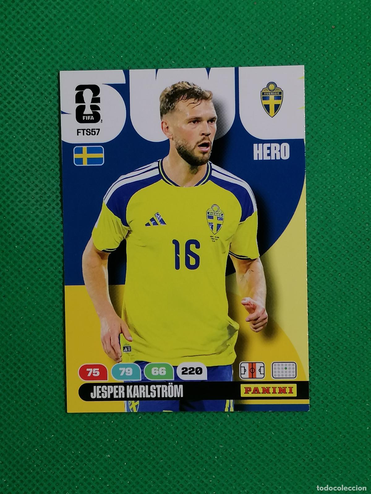Cromos de f&uacute;tbol: FTS57 JESPER KARLSTROM SUECIA UPDATE ⚽ PANINI ADRENALYN FIFA WORLD CUP 26 2026 ⚽