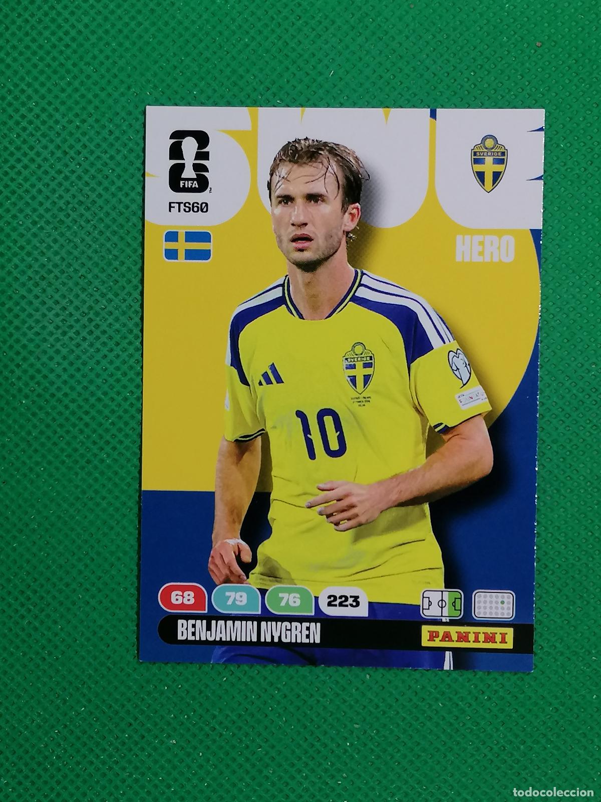 Cromos de f&uacute;tbol: FTS60 BENJAMIN NYGREN SUECIA UPDATE ⚽ PANINI ADRENALYN FIFA WORLD CUP 26 2026 ⚽