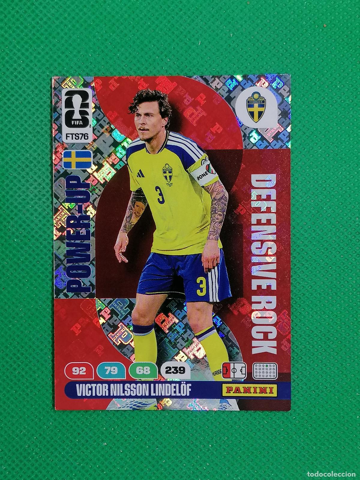 Cromos de f&uacute;tbol: FTS76 LINDELOF SUECIA DEFENSIVE ROCK UPDATE ⚽ PANINI ADRENALYN FIFA WORLD CUP 26 2026 ⚽
