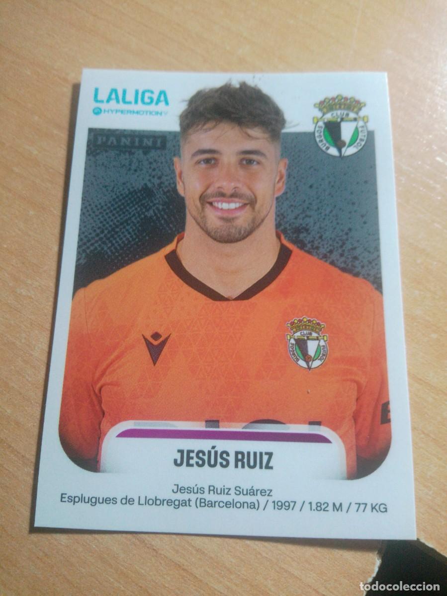Fu&szlig;ball-Sticker: 62 JESUS RUIZ DEL BURGOS 2&ordf; DIVISION HYPERMOTION 25 26 PANINI 2025 2026 NUEVO