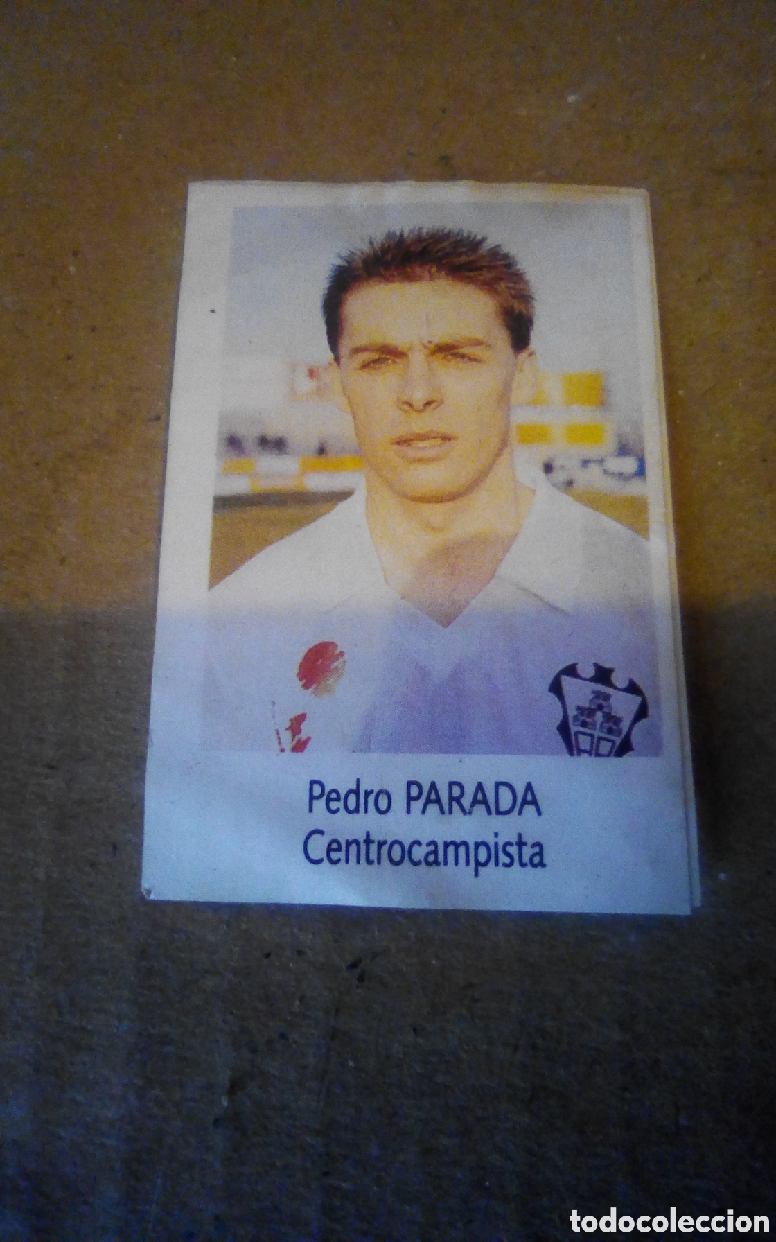 Fu&szlig;ball-Sticker: Cromo f&uacute;tbol liga 91-92 Bimbo. N&deg; 8 Pedro Parada, Deportivo Albacete. No pegado.