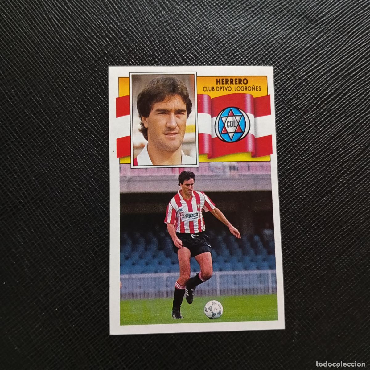 Cromos de f&uacute;tbol: HERRERO LOGRO&Ntilde;ES ESTE 1990 1991 CROMO FUTBOL LIGA 90 91 - DESPEGADO - A37 PG226
