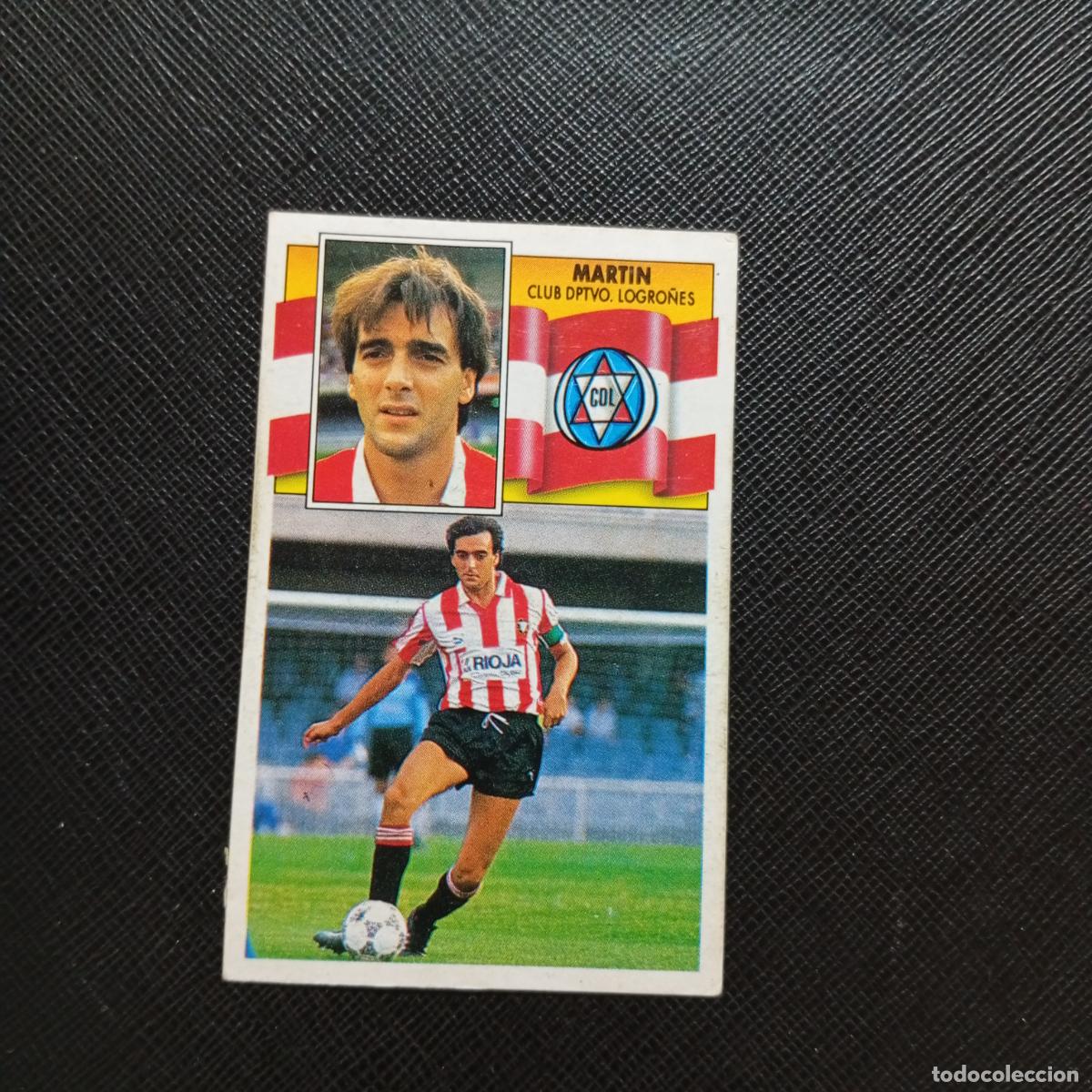 Cromos de f&uacute;tbol: MARTIN LOGRO&Ntilde;ES ESTE 1990 1991 CROMO FUTBOL LIGA 90 91 - DESPEGADO - A37 PG226