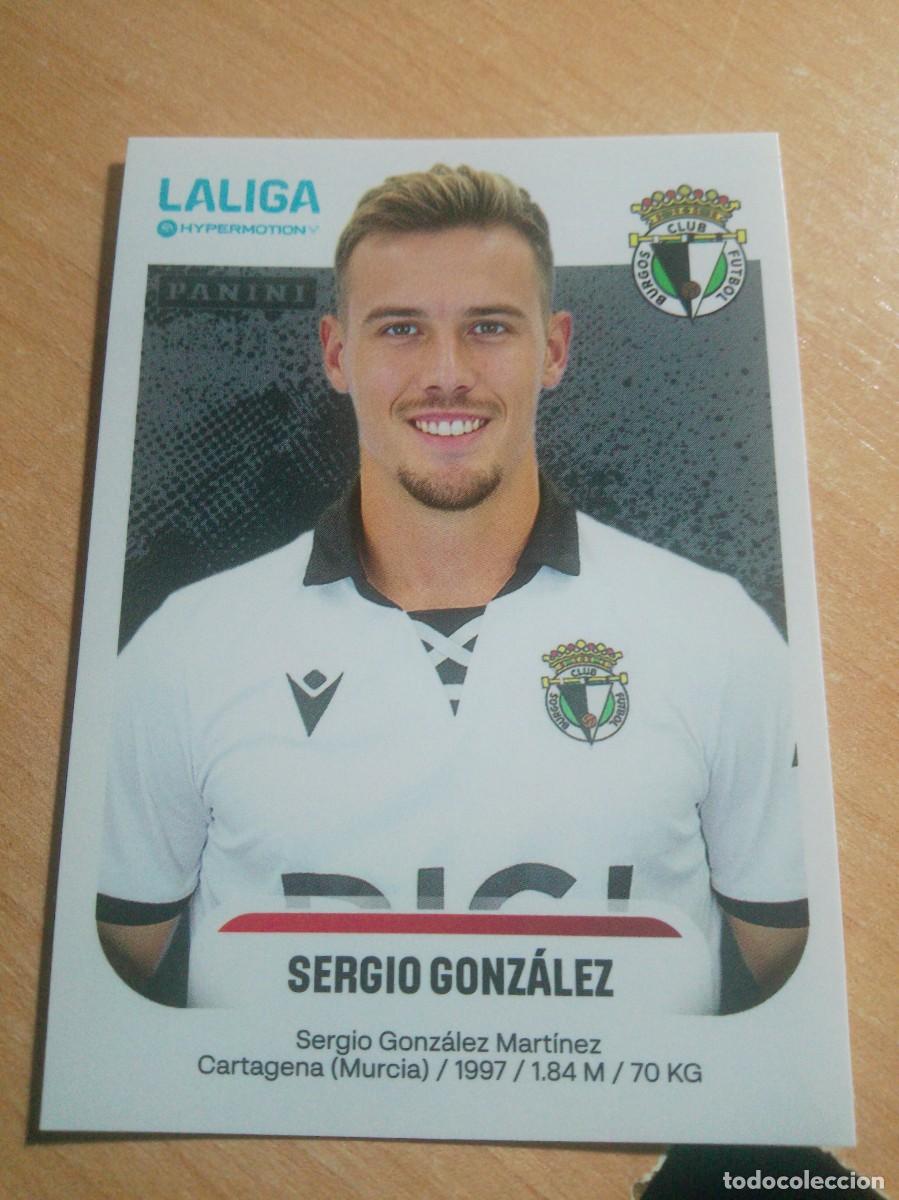 Cromos de f&uacute;tbol: 64 B SERGIO GONZALEZ DEL BURGOS 2&ordf; DIVISION HYPERMOTION 25 26 PANINI 2025 2026 NUEVO