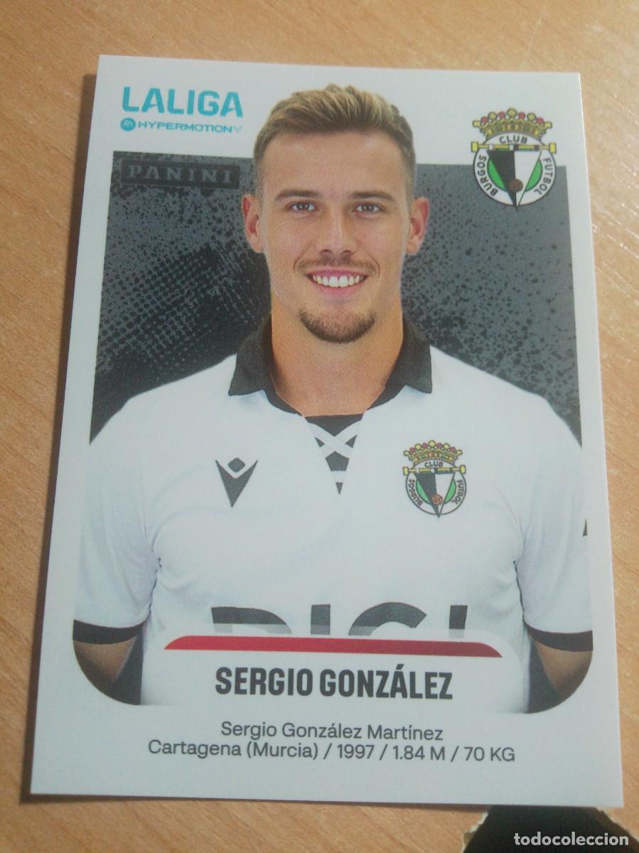 Cromos de f&uacute;tbol: 64 B SERGIO GONZALEZ DEL BURGOS 2&ordf; DIVISION HYPERMOTION 25 26 PANINI 2025 2026 NUEVO