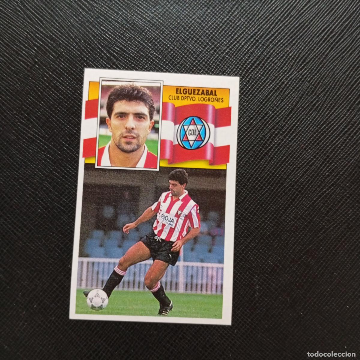 Cromos de f&uacute;tbol: ELGUEZABAL LOGRO&Ntilde;ES ESTE 1990 1991 CROMO FUTBOL LIGA 90 91 - DESPEGADO - A37 PG226